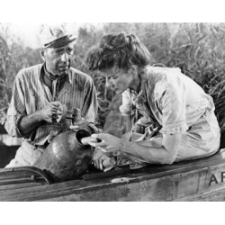 African Queen Humphrey Bogart Katherine Hepburn Photo